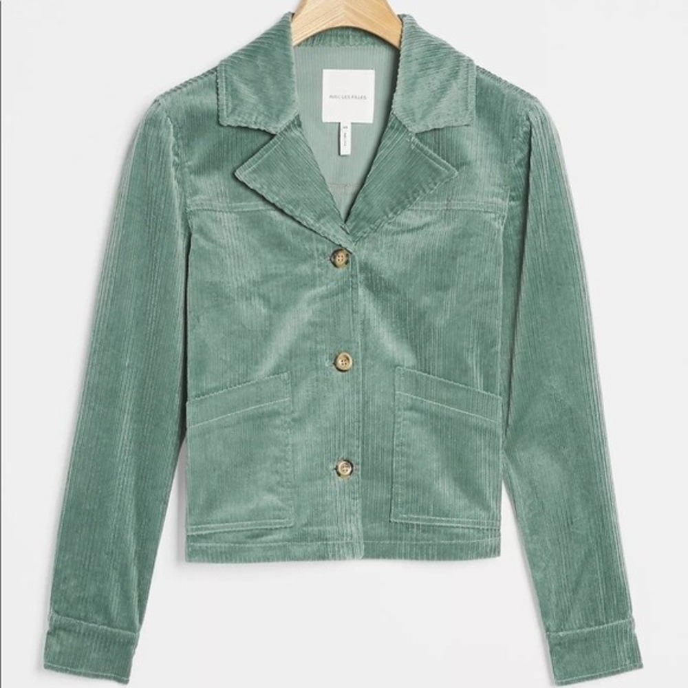 NEW Anthropologie avec les Tegan Corduroy Shirt Jacket size Small